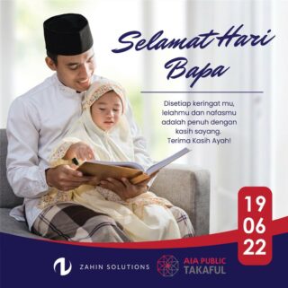 Bapa, terima kasih untuk segalanya. 

Cinta, kerja keras, perlindungan pengorbanan, tawa dan tangis yang telah engkau berikan pada anak-anakmu dan keluargamu.

Sungguh kasih seorang bapa menguatkan!

Selamat Hari Bapa kepada semua bapa-bapa! You are a real hero! 

#happyfathersday 
#kasihbapa