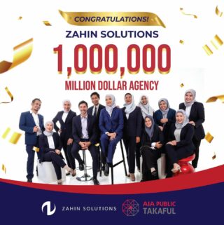 Alhamdulillah. Syukur!

Zahin Solutions mencapai Million Dollar Agency MDA untuk tahun ke-5 berturut-turut. 

Terima kasih kepada semua klien atas kepercayaan dan sokongan. 

Tahniah kepada semua team Zahin Solutions atas usaha keras dan komitmen yang tinggi untuk terus menyebarkan ilmu kepentingan perancangan kewangan kepada semua rakyat Malaysia.

Semoga pencapaian ini menjadi pemangkin dan pembakar semangat untuk kami terus maju dan sentiasa buat yang terbaik untuk semua klien kami.

#zahinsolutions 
#aiapublictakaful 
#joinus
#financialplanning